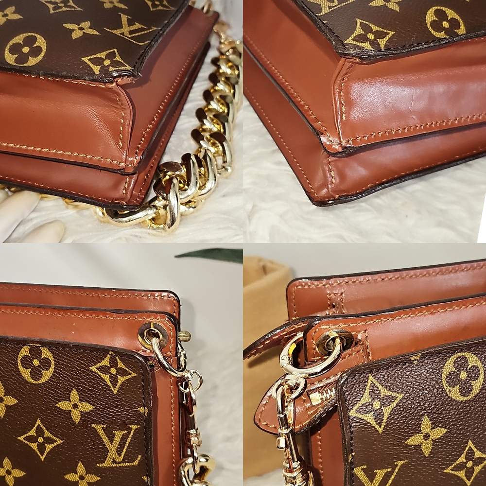 Louis Vuitton Brown Monogram Crossbody Bag - Picture 3 of 16